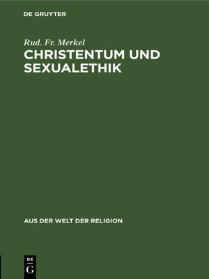 cover image of Christentum und Sexualethik